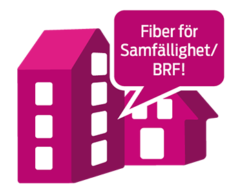 Fiber för Samfällighet/BRF!